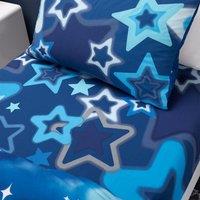 Catherine Lansfield Blue Ombre Stars Fitted Sheet