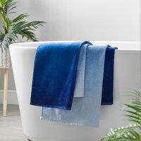 Ombre Blue Cotton Towel