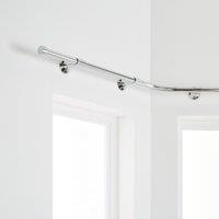 Trinity Metal Eyelet Bay Curtain Pole