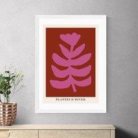 East End Prints Plantes d'Hiver Rust by Ani Vidotto