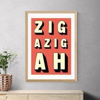 East End Prints Zigazigah by Indieprints