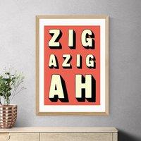 East End Prints Zigazigah Print