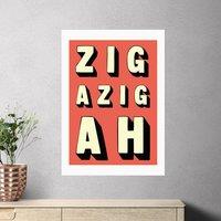 East End Prints Zigazigah Print