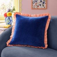 Sophie Robinson Velvet Box Pleat Square Cushion
