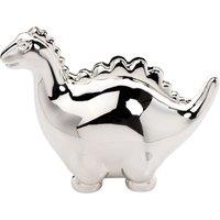 Bambino Silver Plated Dinosaur Money Box