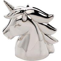 Bambino Silver Plated Unicorn Money Box