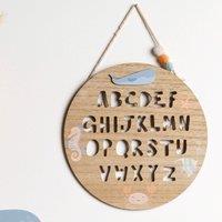 Petit Cheri Alphabet Hanging Plaque