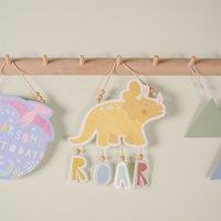 Petit Cheri Triceratops Roar Hanging Plaque