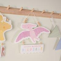 Petit Cheri Pterodactyl Enter At Your Own Risk Hanging Plaque