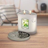 Heart and Home Ellipse White Jasmine & Freesia Multi Wick Candle