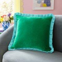 Sophie Robinson Velvet Box Pleat Square Cushion