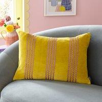 Sophie Robinson Ric Rac Stripe Rectangle Cushion