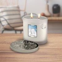 Heart and Home Ellipse Fresh Linen Multi Wick Candle