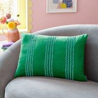 Sophie Robinson Ric Rac Stripe Rectangle Cushion
