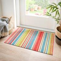 Marvel Bright Stripe Washable Mat