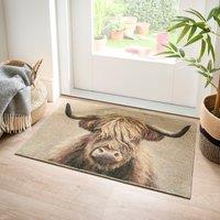 Marvel Highland Cow Washable Doormat