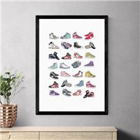 East End Prints Trainers Print by Hanna Melin