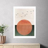 East End Prints Rising Print by Kubistika