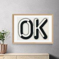 East End Prints OK Print by Vintage by Hemingway