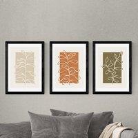 East End Prints Set of 3 Botany Prints by Alisa Galitsyna