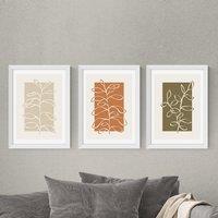 East End Prints Set of 3 Botany Prints by Alisa Galitsyna