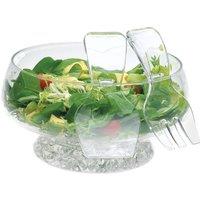 Plastic Iced Salad Bowl with Servers