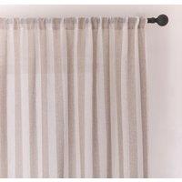 Lettie Stripe Slot Top Voile Panel