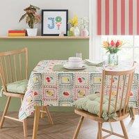 Fruit Stamp Wipe Clean Tablecloth