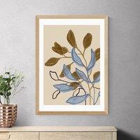 East End Prints Three Branches Print by Alisa Galitsyna