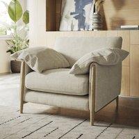 Hector Tonal Plush Chenille Snuggle Chair