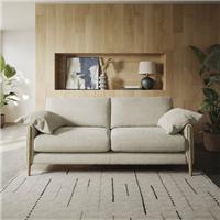Hector Tonal Plush Chenille 4 Seater Sofa