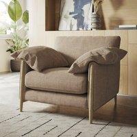 Hector Tonal Plush Chenille Snuggle Chair