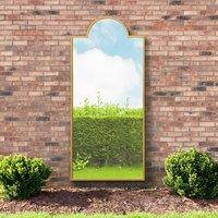 Zenestra Modern Arched Indoor Outdoor Wall Mirror