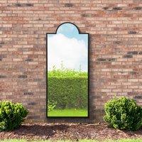 Zenestra Modern Arched Indoor Outdoor Wall Mirror