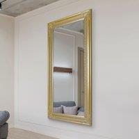 Caspian Vintage Elegant Rectangle Full Length Wall Mirror