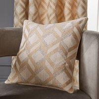 Luxe Jacquard Geo Cushion