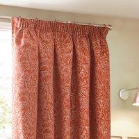 Grantley Brick Pencil Pleat Curtains