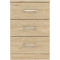 Foster 3 Drawer Bedside Table