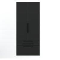 Foster Double 3 Drawer Wardrobe