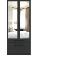 Foster Double 3 Drawer Wardrobe