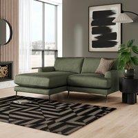 Lawson Matte Plush Velvet Corner Chaise Sofa