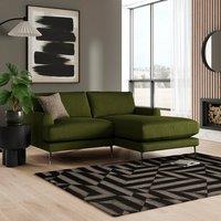 Lawson Matte Plush Velvet Corner Chaise Sofa