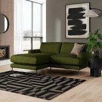 Lawson Matte Plush Velvet Corner Chaise Sofa