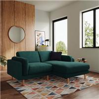 Newton Luxe Chenille Corner Chaise Sofa