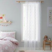 Tufted Slot Top Single Voile Panel