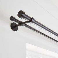 Trinity Double Layer Extendable Metal Eyelet Curtain Pole