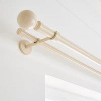 Ashton Double Layer Extendable Metal Curtain Pole