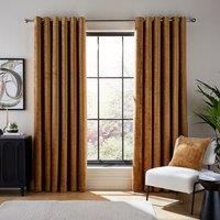 Cashton Chenille Heavyweight Eyelet Curtains