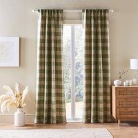 Edited Life Elton Check Unlined Tab Top Curtains