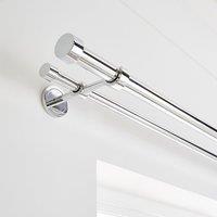 Trinity Double Layer Extendable Metal Eyelet Curtain Pole